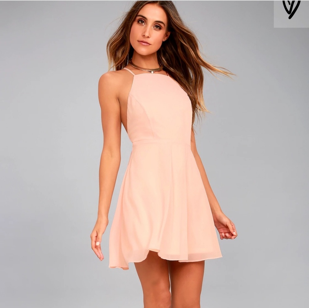 Lulu Blush pink Dress, XS NEW w/o Tags